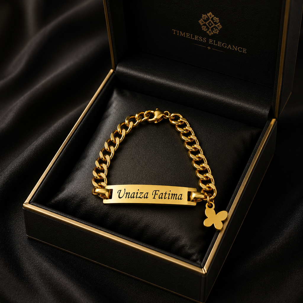 Personalized Gold Baby Bracelet