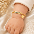 Personalized Gold Baby Bracelet