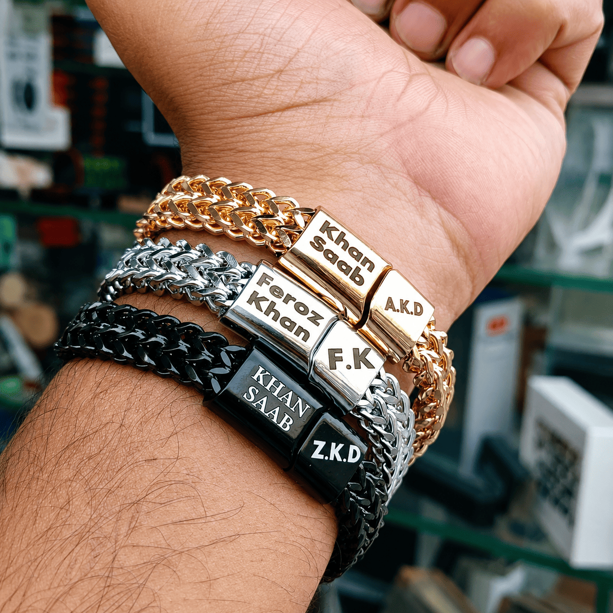 Customize Bracelet Black