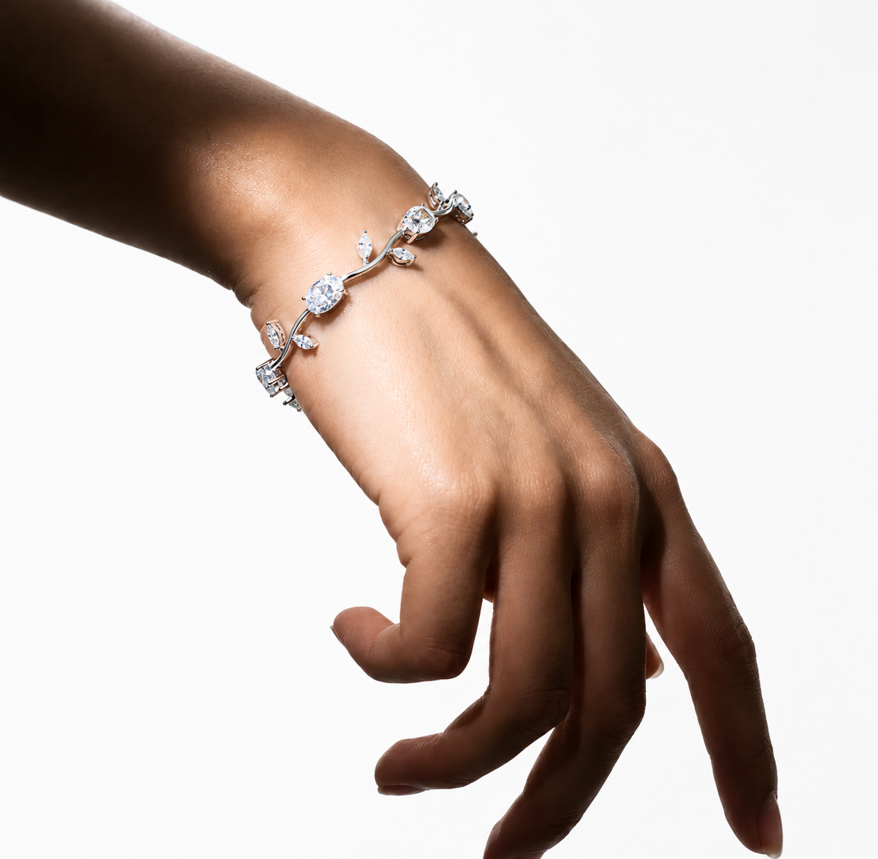 Tulip-Bracelet-Silver