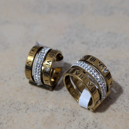 Roman Crystal Luxe Ring ✨